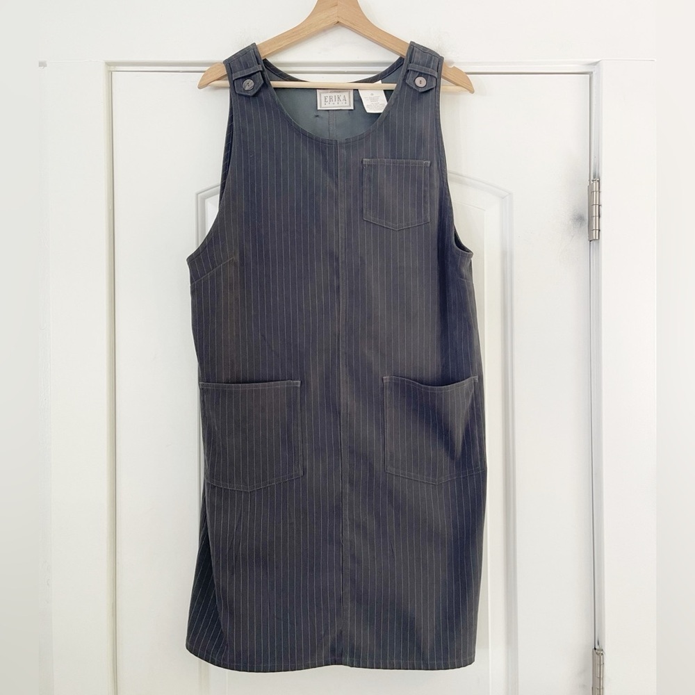 Y2K Vintage Erika Studio Pinstripe Dress - S